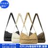 Bolsa de Hombro Rellena de Algodón Reciclado Estilo Japonés Bolsa con Cremallera de RPET Estilo Coreano Bolsa de Compras Reciclada de RPET Fábrica de Personalización