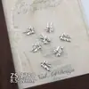 Cadena de Amor de Venta Caliente Transfronteriza Moño Rhinestones para Uñas Plateados Morados Rhinestones Rosa Girly Accesorios de Arte de Uñas con Rhinestones Venta al por Mayor
