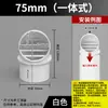 Saída de Ar para Parede Externa Tampa à Prova de Vento Capuz de PVC Coifa Ventilação Tampa Respirável Saída de Exaustão Tampa de Exaustão Tampa à Prova de Vento
