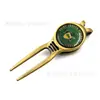 Tenedor de Golf al por Mayor, Tenedor de Aleación de Zinc, Tenedor de Metal de Golf en Stock, Marcador de Bola de Golf, Tenedor de Green de Golf, Recuerdo de Viaje