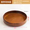 Prateleira de Armazenamento Rotativa de Madeira Porta-Temperos de Cozinha Bandeja de Bambu Caixa de Armazenamento de Mesa de Hotel Caixa Rotativa para Frutas Secas