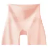 Shorts de Seguridad Lisos de Cintura Alta Control de Abdomen Shorts de Seguridad Cruzados Dos en Uno Boxer de Seguridad para Mujer