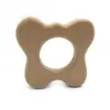 Venta al por mayor del fabricante Mordedor de Madera Juguete para la Dentición del Bebé Accesorios Niños Madera de Haya Animal Palito Mordedor Mordedor para Masticar Madera