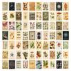 Amazon 70 pósteres venta caliente transfronteriza impresión de postales pegatina de pared pintura decorativa color estético tarjeta beige cálido