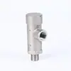 Válvula de Seguridad de Acero Inoxidable Da21F-40P. Los fabricantes suministran válvulas de seguridad con rosca interna y externa y admiten la personalización