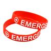 Pulsera de silicona con alerta médica de emergencia, tamaño adulto, correa de mano