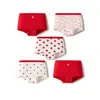 BalaoneBalabala Calzoncillos tipo bóxer de algodón para niños Shorts para niñas Bóxers sin costuras PP Paquete de cinco