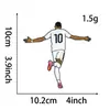 Patches Bordados de Jogador de Futebol Messi C. Mochila de Roupas Estilo Estrela Ronaldo Patches Decorativos DIY