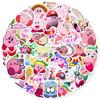 50 pegatinas decorativas con dibujos animados para portátil, monopatín, equipaje, taza, grafiti, venta al por mayor, estilo nórdico.