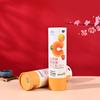 Embalagem de alimentos, vitaminas, pote de papel, fabricação criativa, multiuso, redondo, Kraft, pote de papel, dourado, flor, embalagem de chá, tubo de papel