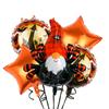 Combinación de Decoración para Fiesta de Halloween Transfronteriza Globo Calavera Calabaza Murciélago Globo Set de Globos para Fiesta de Halloween
