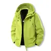 Nova Jaqueta Outdoor Estilo Americano para Homens na Primavera e Outono, Casaco de Caminhada à Prova de Vento e Impermeável, Jaqueta com Capuz para Casais