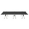 Cama de camping ligera, alta y baja, de doble propósito, portátil, para exteriores, para acampar, para el almuerzo, de aleación de aluminio, plegable