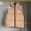 Comércio Exterior Transfronteiriço Ganso Modelo 2804 Jaqueta Puffer Gola Alta Sem Mangas Colete