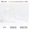 Fio Elástico de Cristal 0,8mm 60m Resistente ao Desgaste Fio para Contas Fio de Jade Artesanal DIY Pulseira Joia Venda Direta da Fábrica