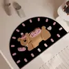Alfombra de Baño de Dibujos Animados Lindos, Absorbente, Suave, Alfombra de Suelo de Barro de Diatomeas, Alfombra de Baño, Resistente a Manchas, Fácil de Cuidar, Secado Rápido, Alfombra Antideslizante