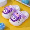 Zapatos Croc para Niños y Niñas, Lindo Dibujo Animado para Padres e Hijos, Suela Suave de Dos Usos para Casa, Antideslizantes, Punta Cerrada, para Playa