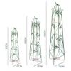 Soporte de Hierro para Macetas de Flores de Jardín Estilo Europeo Soporte para Macetas de Flores Soporte Vertical de Hierro para Plantas Trepadoras Clematis Jardín Balcón Cono