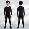[Alta Calidad] Ropa de Entrenamiento de Baloncesto para Niños Ropa Ajustada Traje de Baloncesto para Niños Ropa de Fútbol para Estudiantes de Primaria Camiseta Base