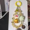 Encantos Originales Pop Mart Lindos para Hacer Manualidades con Cristal de Fresa y Hortensia para Correas de Teléfono, Colgantes de Bolsos y Colgantes de Coche