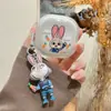 Colgante de Dibujos Animados de Conejo Funda para Auriculares Samsung Buds3Pro Adecuado para Funda de Auriculares Samsung Live/Buds2 Fe