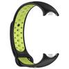 Adequado para Xiaomi Mi Band 9 10 11 Pulseira Bicolor Mi Band8Nfc Pulseira com Fivela Perfurada com Plug de Borracha e Metal