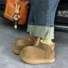Botas de Nieve para Dedo Gordo Zapatos de Algodón 2026 Nuevo Modelo de Invierno, Forradas de Felpa y Engrosadas, para Exteriores del Noreste Suela Gruesa Antideslizante Cálidas Botas Cortas