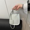 Bolso Cruzado Texturizado Tipo Guijarro Estilo Coreano para Mujer 2025 Nuevo Bolso Cubo de Moda Versátil Casual Bolsa para Teléfono Móvil Ins
