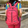 Nova Mochila Esportiva de Lazer ao Ar Livre para Homens e Mulheres Leve Grande Capacidade Mochila de Viagem Bolsa com Logotipo Imprimível