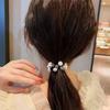 Nueva y elegante pulsera de perlas con cuerda para el cabello para mujer, diseño de cuerda para la cabeza de doble propósito, banda de goma con cabeza esférica de Payon, accesorios para el cabello