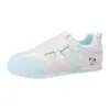 Zapatillas de entrenamiento alemanas fáciles de poner y quitar con cierre de velcro, diseño a bloques de color, suela suave, ligeras y elegantes para mujer, adecuadas para ir al trabajo y para el uso diario.