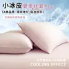 Funda de almohada pequeña de seda helada de color sólido clase a, paquete doble, nuevo verano 2026, sensación refrescante, funda de almohada de seda helada para adultos 48X74 Pieza única