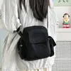 Bolso de Hombro Nuevo de Color Sólido con Resortes de Bolsillo Múltiples para Mujer, Bolso Casual, Bolso Cruzado Simple y Versátil, Bolso Ligero para Teléfono Deportivo