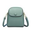 Bolso para Teléfono Móvil para Mujer, Bandolera Modelo Nuevo 2024, Bolso Pequeño, a la Moda, Sencillo, Casual, Versátil, Textura de Cuero Lichi Suave, Bolso de Hombro, Bolso de Mano