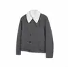 Jaqueta de Lã de Cordeiro Quente de Algodão Nova Tendência Popular Ins para Homens, Jaqueta de Algodão Grossa para Outono e Inverno com um Look Moderno Elegante e Despojado