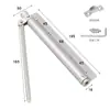 Cerrador de Puerta para Uso Doméstico, Resorte de Retorno Amortiguador Simple, Dispositivo Ligero Fácil de Instalar, Gadget de Cierre con Rebote