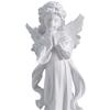 Adornos de ángel vintage de estilo europeo, estatua de yeso de resina de estilo americano, escultura de angelita, accesorios de decoración de escritorio