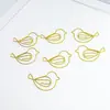 Nuevo clip para papel de pájaro dorado clip para papel creativo fabricantes al por mayor clip para papel de animal pin de oficina lindo