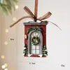 Novos Produtos Transfronteiriços Meias com Sino Tridimensional Cavalo Vermelho Pingente de Resina Enfeites de Árvore de Natal Decoração de Feriado Presentes