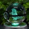 Ventas Directas de Fábrica Transfronterizas Pokemon Pokemon Bola Bola de Cristal Tallada en 3D Anime Luz Nocturna Personalización
