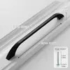 Puxador de Gaveta de Roupeiro Minimalista Moderno Nórdico Puxador de Porta de Armário Sólida Liga de Alumínio Escovado Dourado Puxador de Móvel