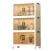 Instalación Gratuita Gabinete Plegable de Almacenamiento Hogareño Sala de Estar Cocina Gabinete para Juguetes y Snacks Gabinete Plegable de Almacenamiento Transfronterizo