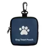 Bolsa de Premios para Entrenamiento de Perros de Color Sólido de Poliéster con Cierre de Cremallera Portátil para Mascotas Venta al por Mayor