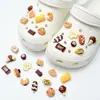 Zapatos Croc 2025 Accesorios Sencillos Ins Corazón Girly Zapatos Croc Hebillas de Zapatos Lindas de Gama Alta Versátiles Flores para Zapatos