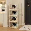 Caja de almacenamiento transparente para zapatos, zapatero plegable, almacenamiento de zapatillas, caja para zapatos, zapatero, solución de almacenamiento de zapatos engrosada a prueba de polvo