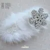 Atmósfera de Otoño e Invierno Pinza para el Cabello de Felpa Blanca Pura Copo de Nieve Pinza BB para Mujer, Pinza para el Cabello Versátil Dulce y Linda Accesorio para el Cabello Pinza Lateral