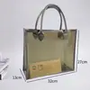Bolsa Láser Colorida Bolso de Mano Jelly Láser TPU Bolso Láser Versátil de Moda Bolso de Mano Transparente de PVC