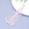 Franja de miçangas de arroz Acessórios de brocado Song franja de miçangas artesanal pedra de cristal franja de miçangas de arroz pingente de pérola DIY bolsa pequeno enfeite