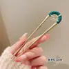 Horquilla China en Forma de U Súper de Hada, Nueva Horquilla Doble de Perlas en Forma de U Estilo Chino, Accesorio para el Cabello Hanfu Estilo Antiguo, Horquilla Simple y de Alta Gama para Mujeres