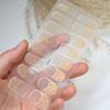Glitter Francês Gel UV de Segunda Geração Adesivos de Manicure À Prova d'Água Longa Duração Semi-Cozidos Semi-Curados Adesivos de Unha Adesivos de Unha Clareadores